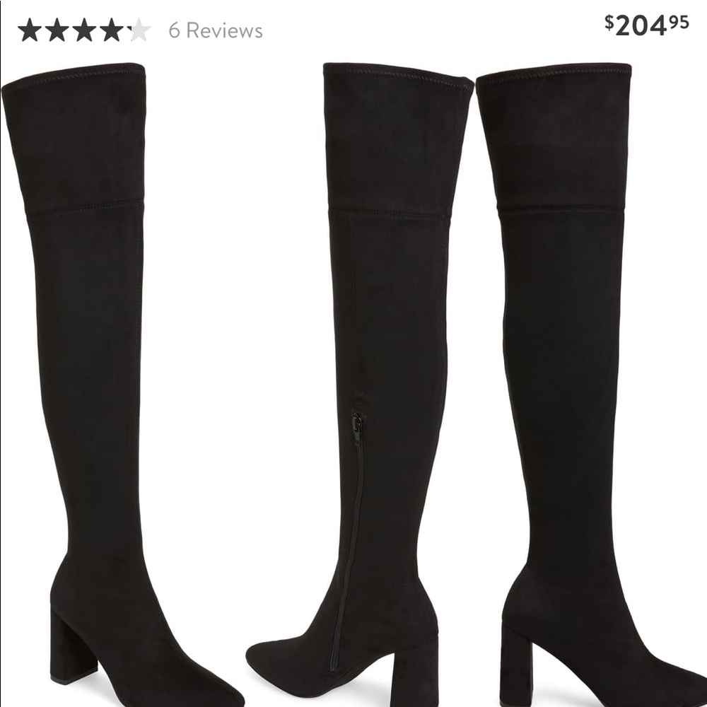 Jeffrey Campbell over the knee boots siz 8.5 black